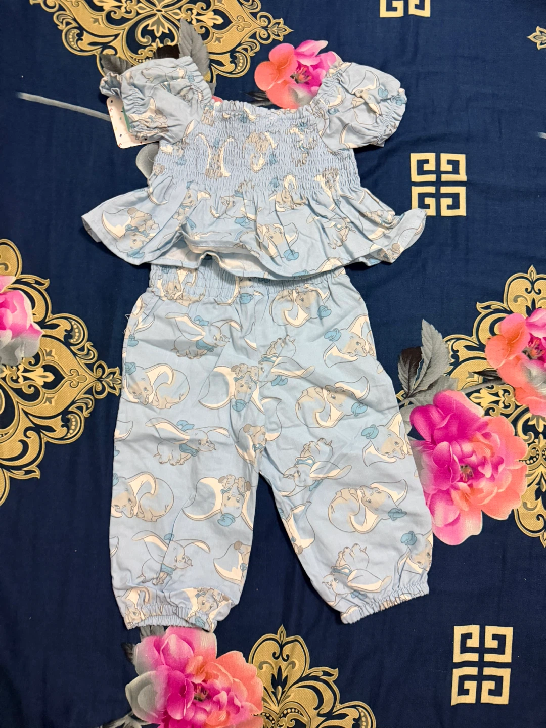 Baby Girls Dumbo Pajamas Set - photo 3