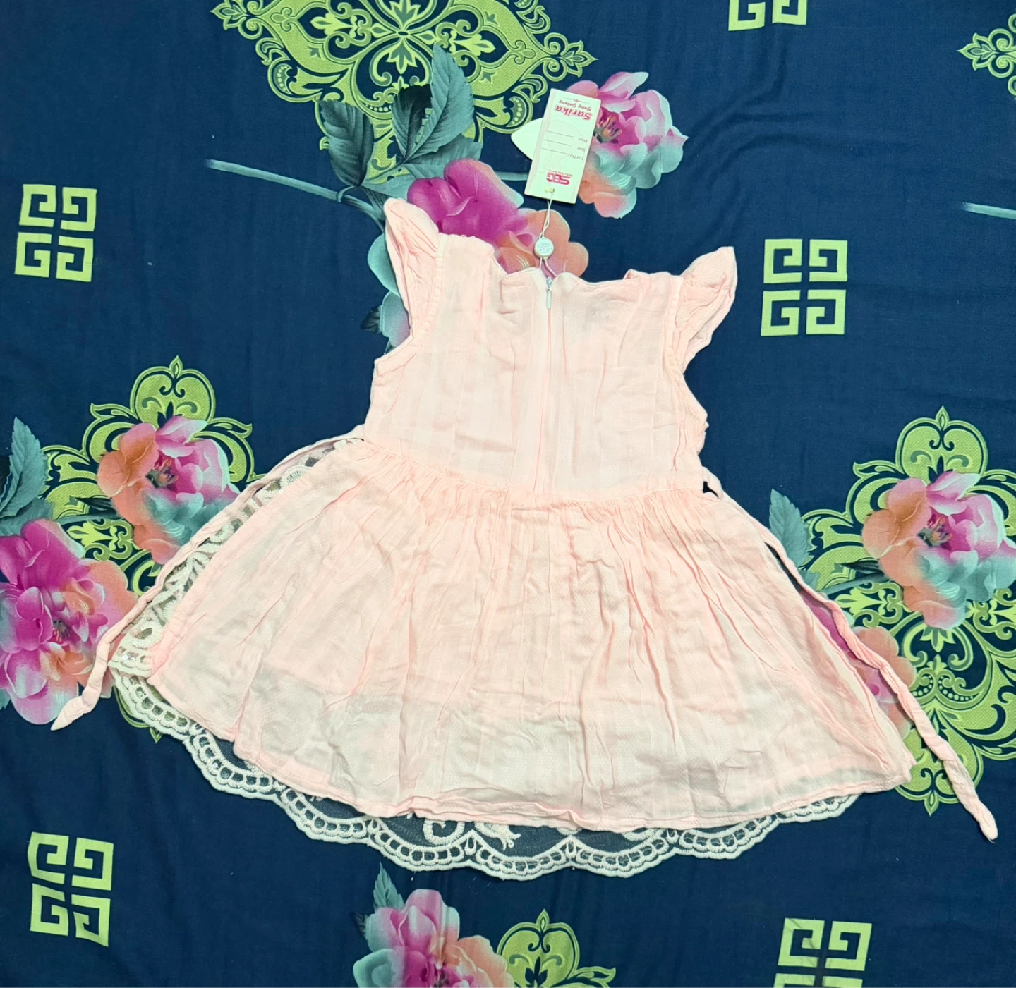 Baby Girl Pink Lace Dress - photo 3