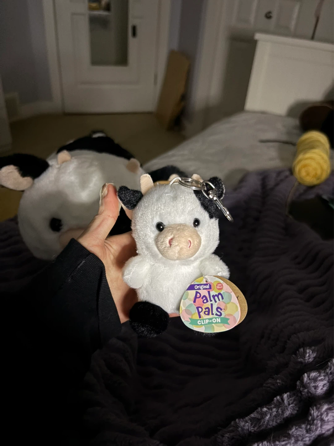Aurora Spudsters Cow Plush & Palm Pals Clip-On - photo 2