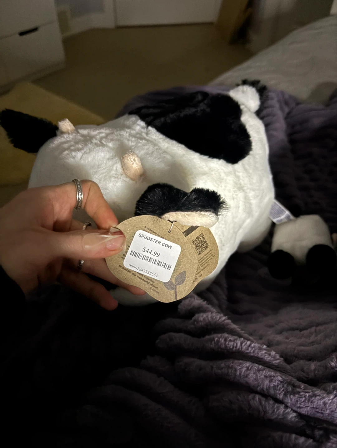 Aurora Spudsters Cow Plush & Palm Pals Clip-On - photo 5