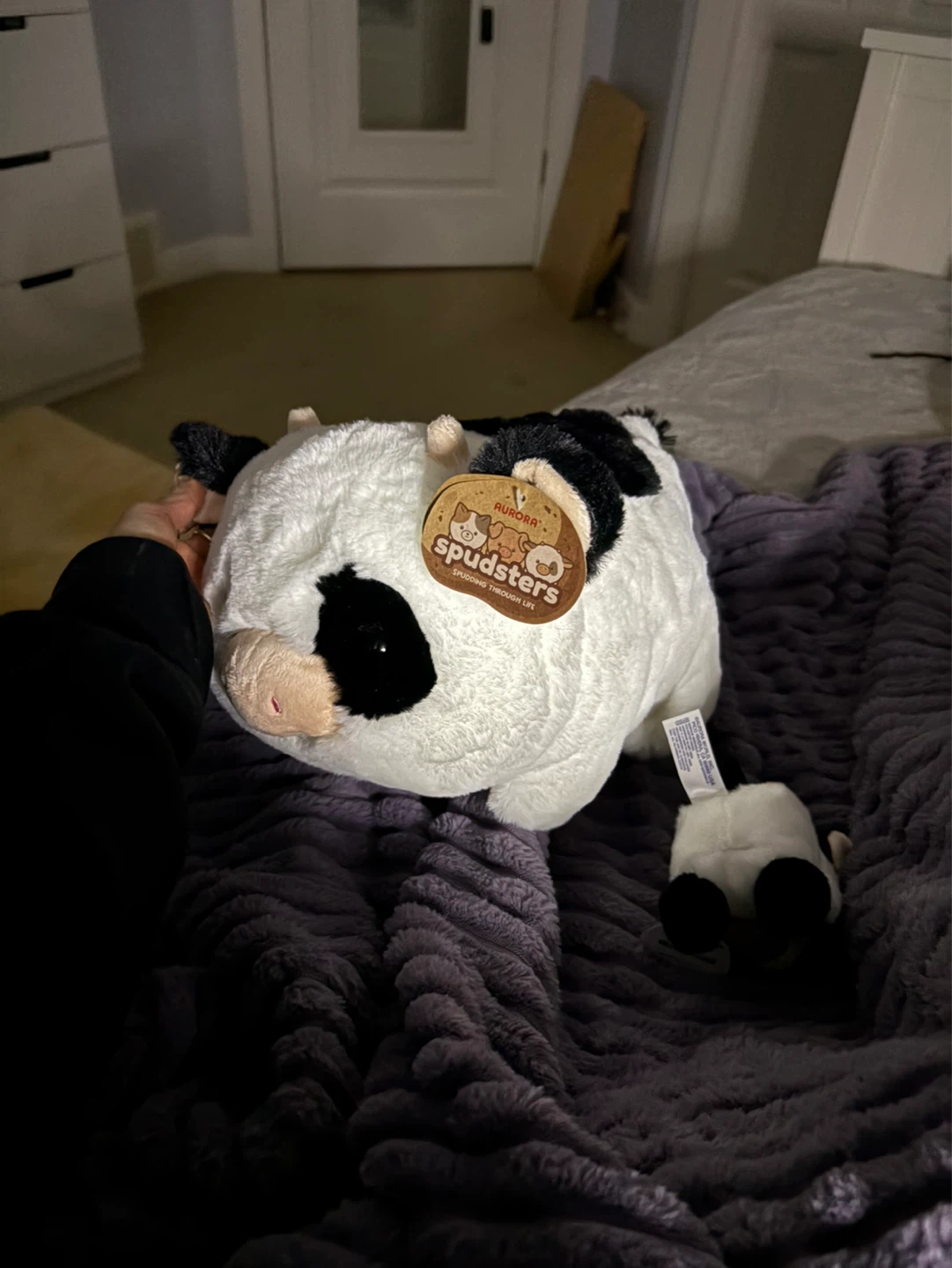 Aurora Spudsters Cow Plush & Palm Pals Clip-On - photo 4