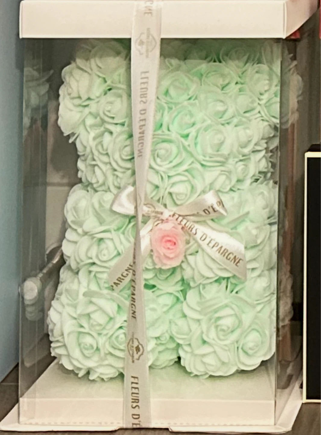 Fleurs D'epargne Baby Luxe Foam Rose Bear