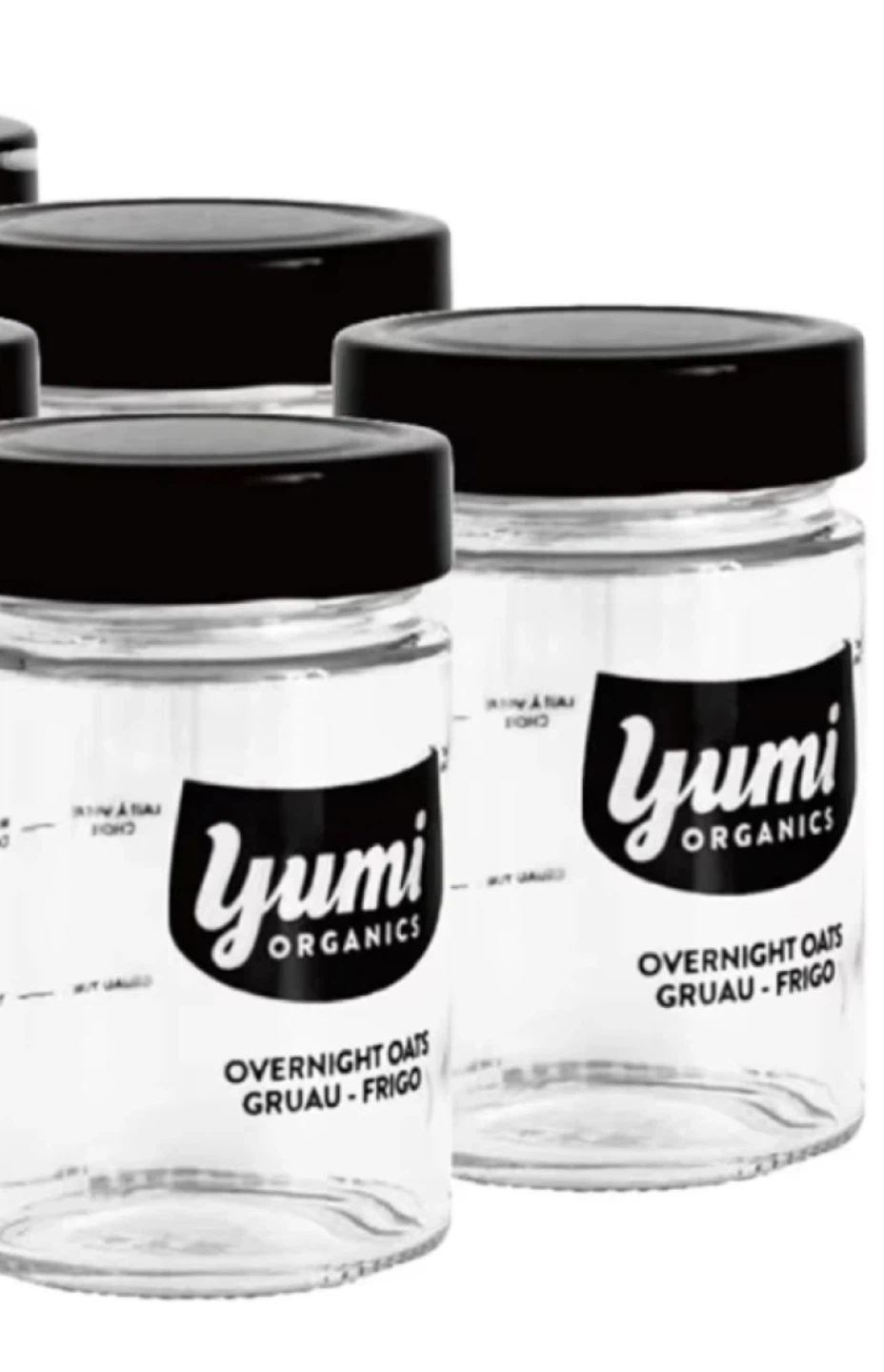 6 Jars Yumi Organics Glass Jar Set - photo 4