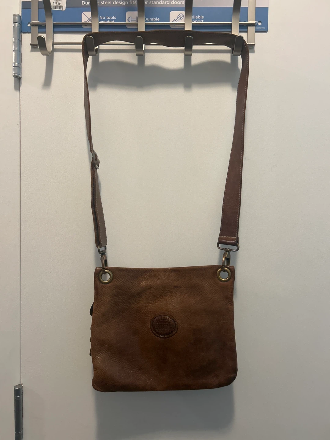 Roots Brown Leather Crossbody Bag - photo 2