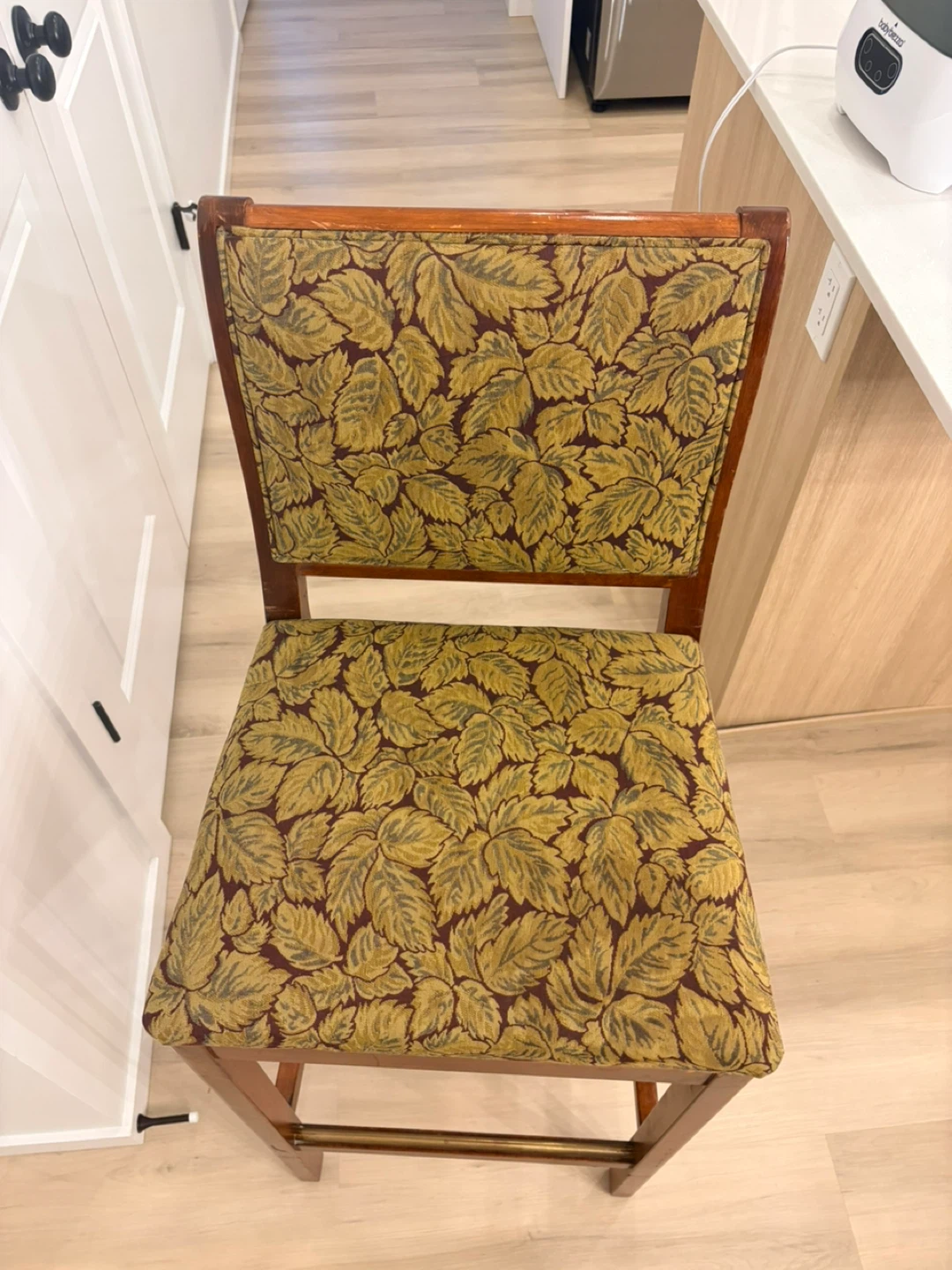Set of 3 Vintage Counter Height Bar Stools - photo 2