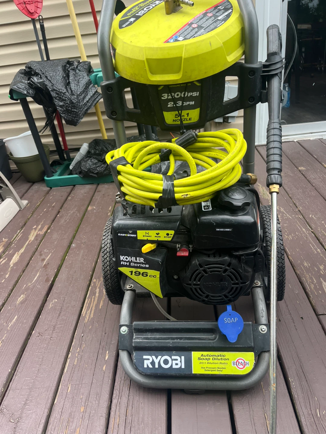 Ryobi 3200 PSI Gas Pressure Washer - photo 4