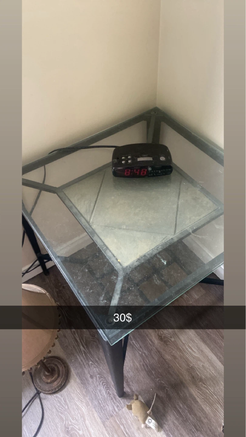 Glass table