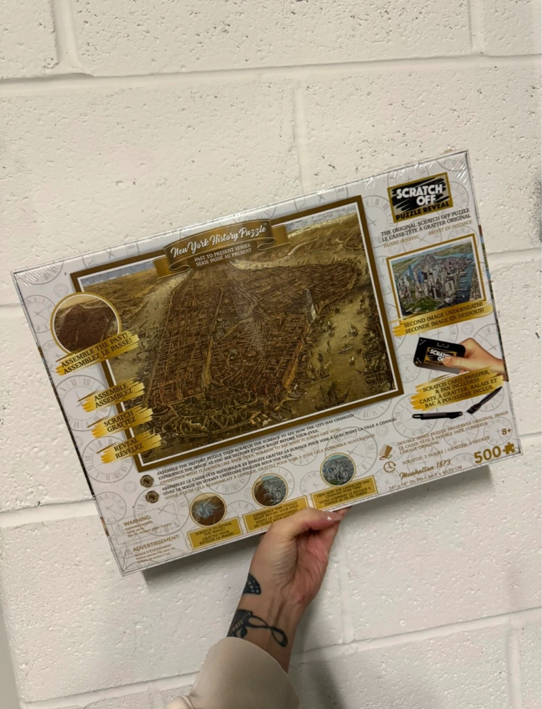 Sealed New York History Scratch Off Puzzle Reveal - photo 2