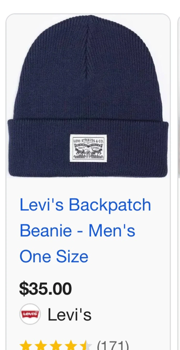 Levi's Beanie - Black - One Size - photo 2