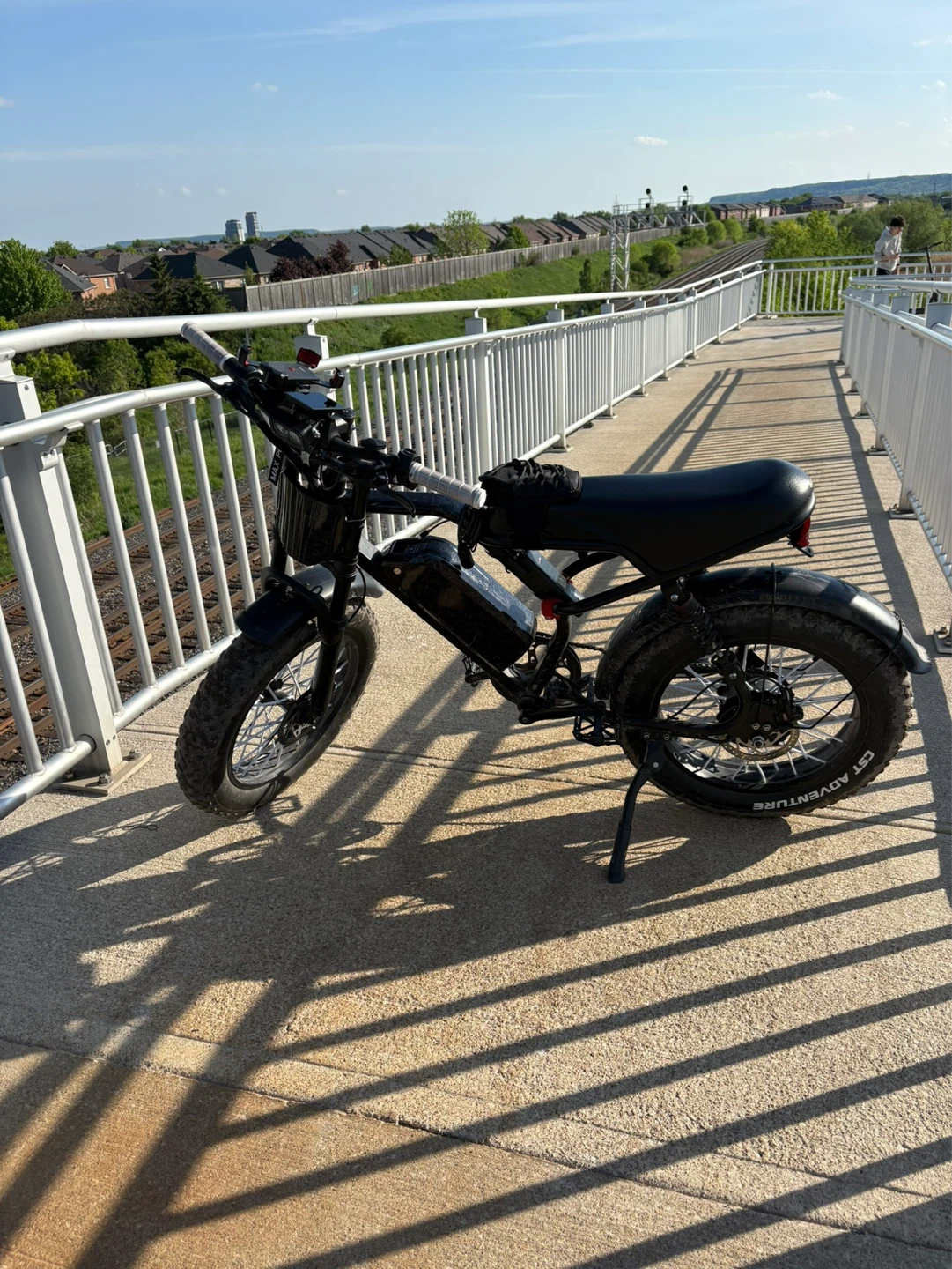 Black Fat Tire Electric Bike - photo 4