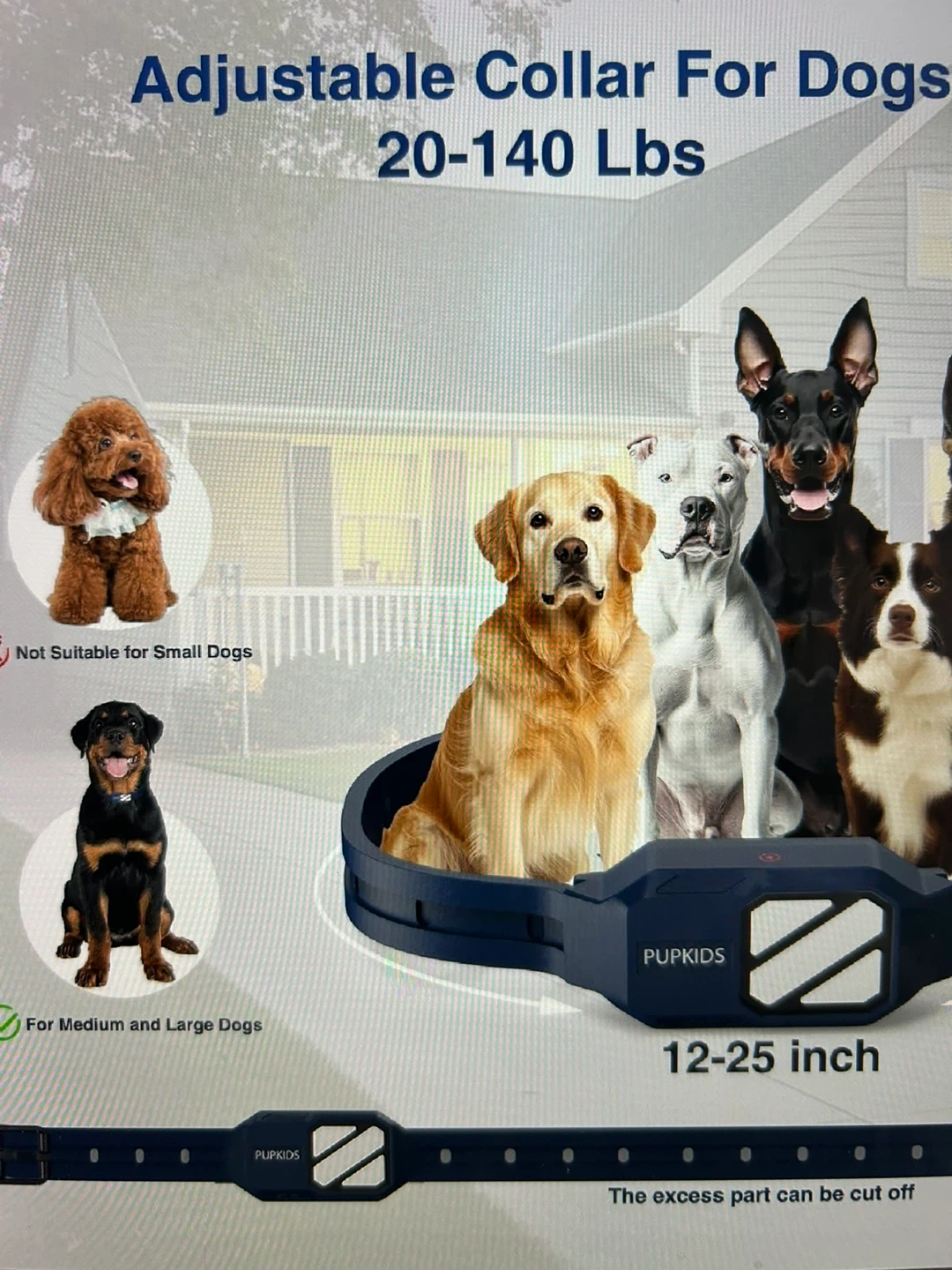 PupKIds Dog Training Collar with Remote - 12-25 inch - photo 3