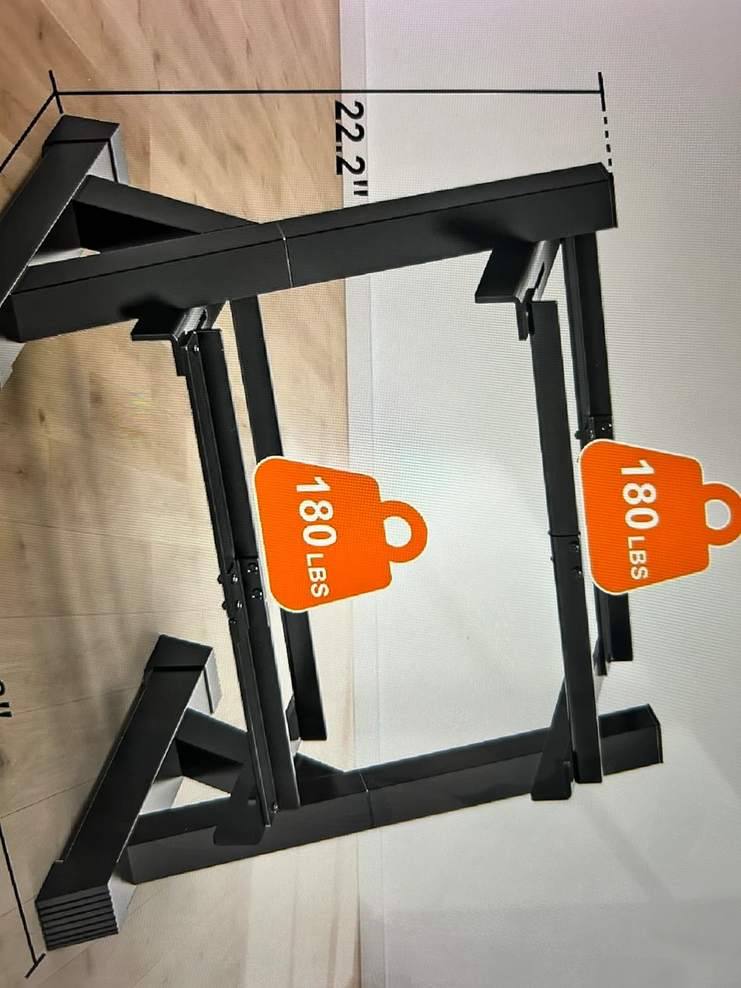 Black Dumbbell Rack Stand - photo 2