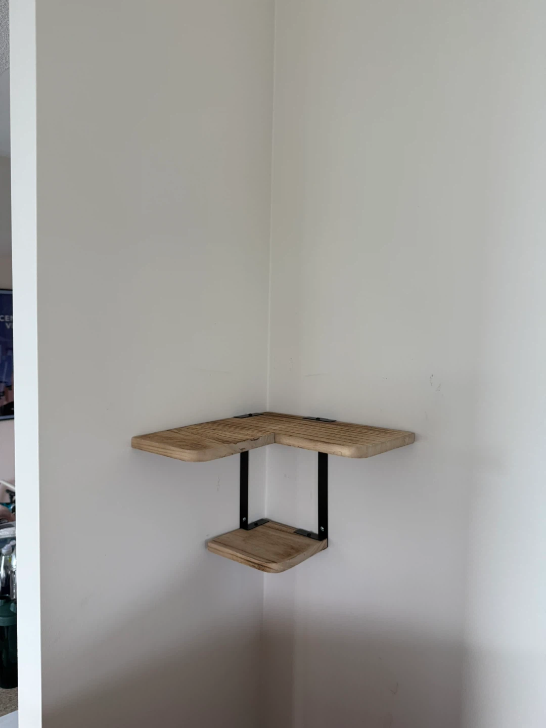 Wooden Corner Shelf