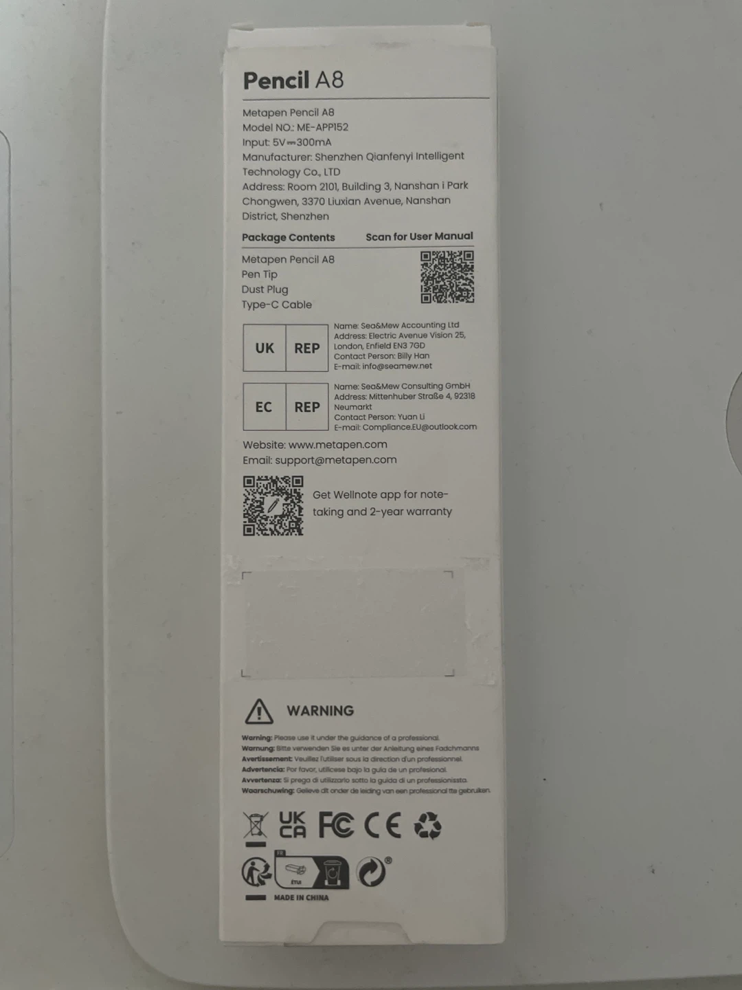 Metapen Pencil A8 Stylus with USB-C Cable - photo 2