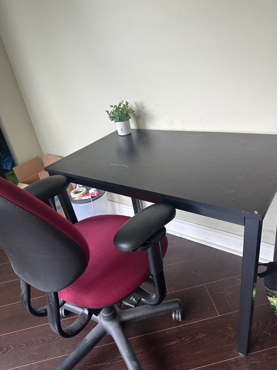 Black Desk and Chair