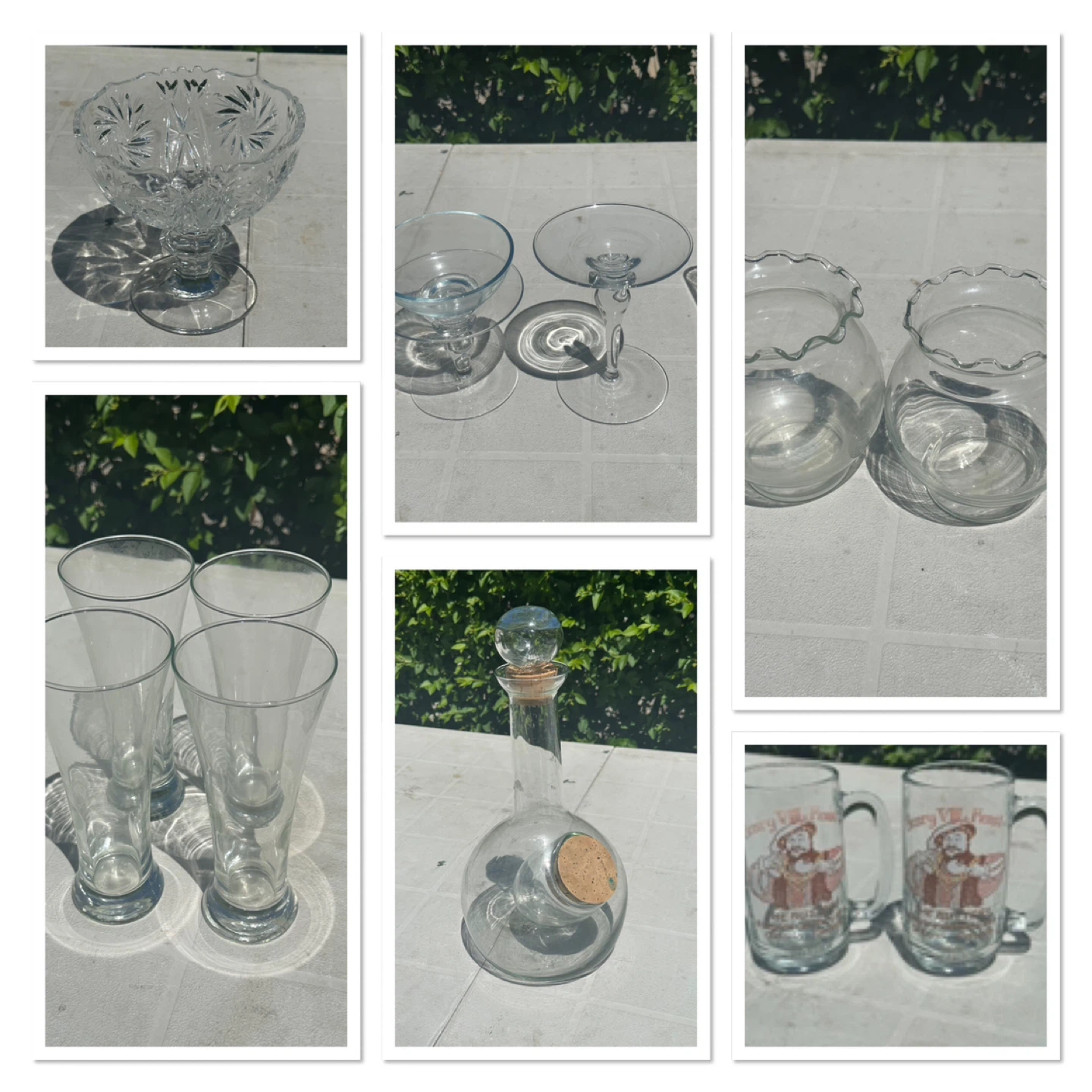 Assorted Glassware Set