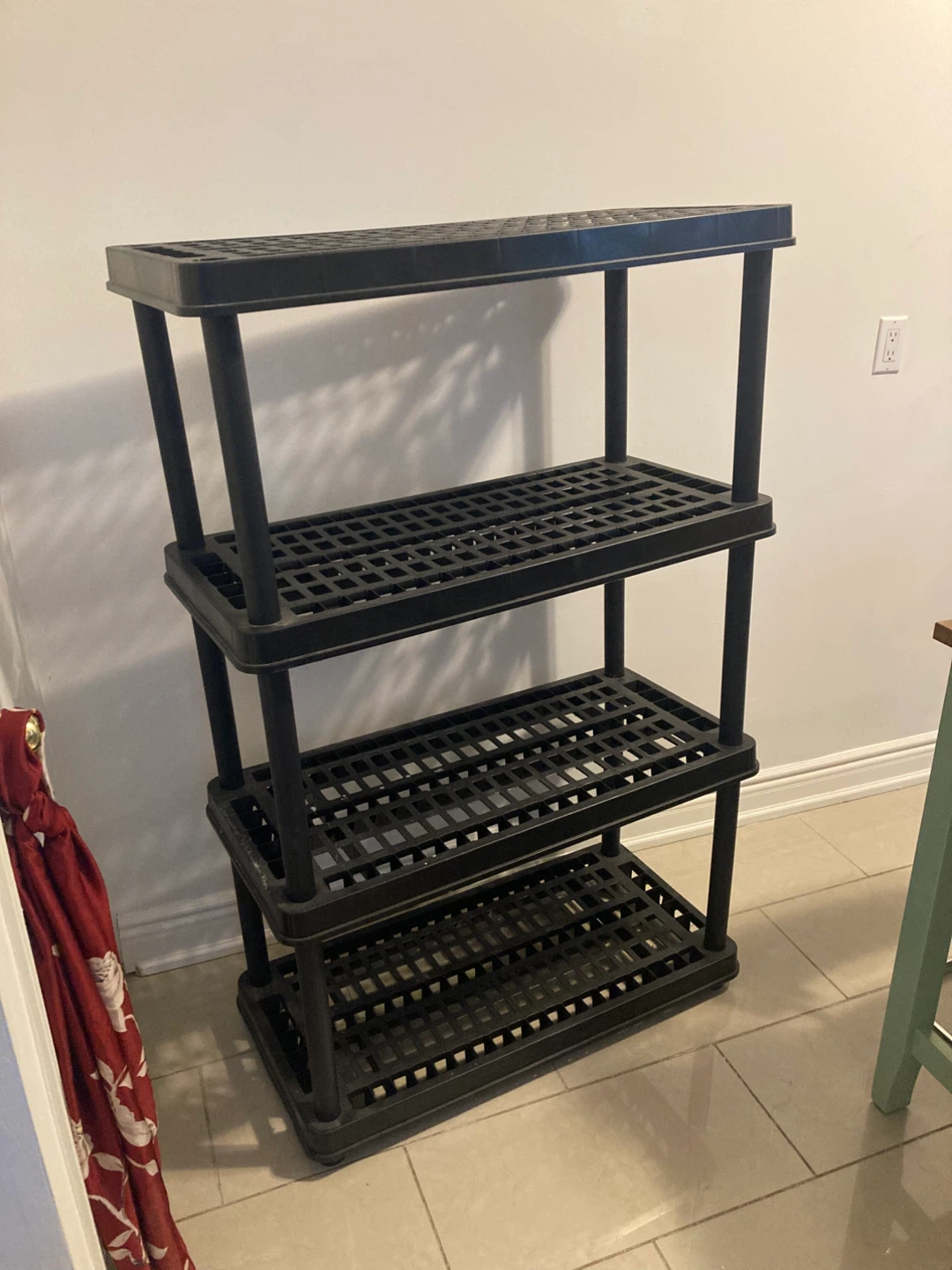 plastic shelf