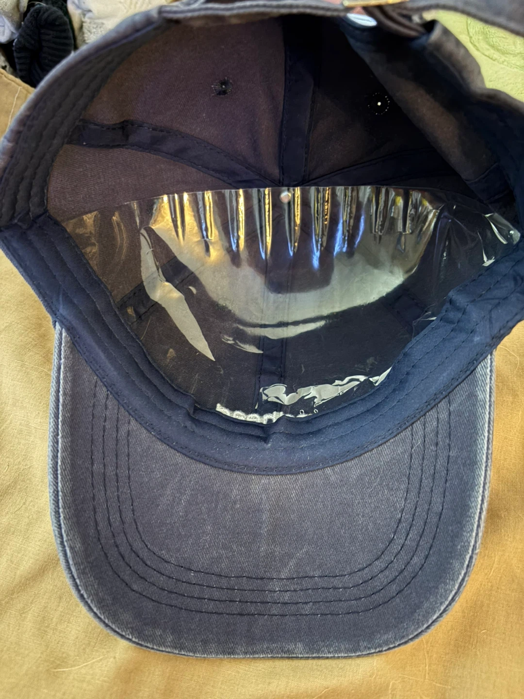 NEW Vintage Navy Blue "redhead" Baseball Cap - photo 3