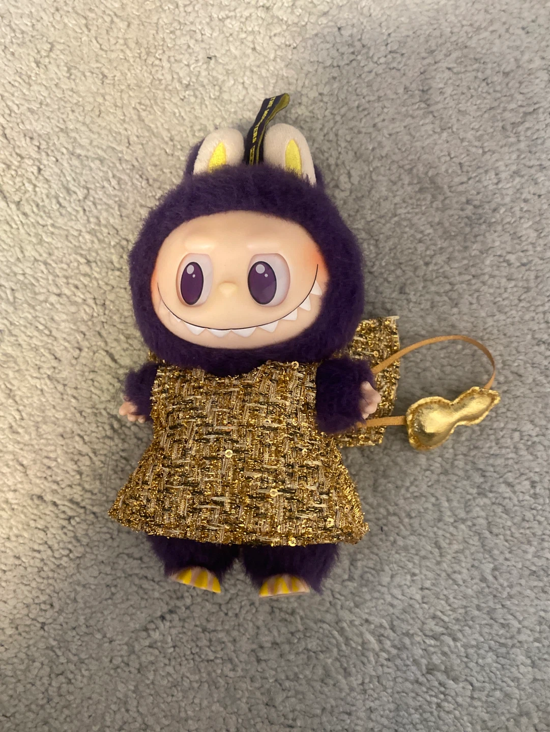 Purple Labubu toy with dress - photo 4
