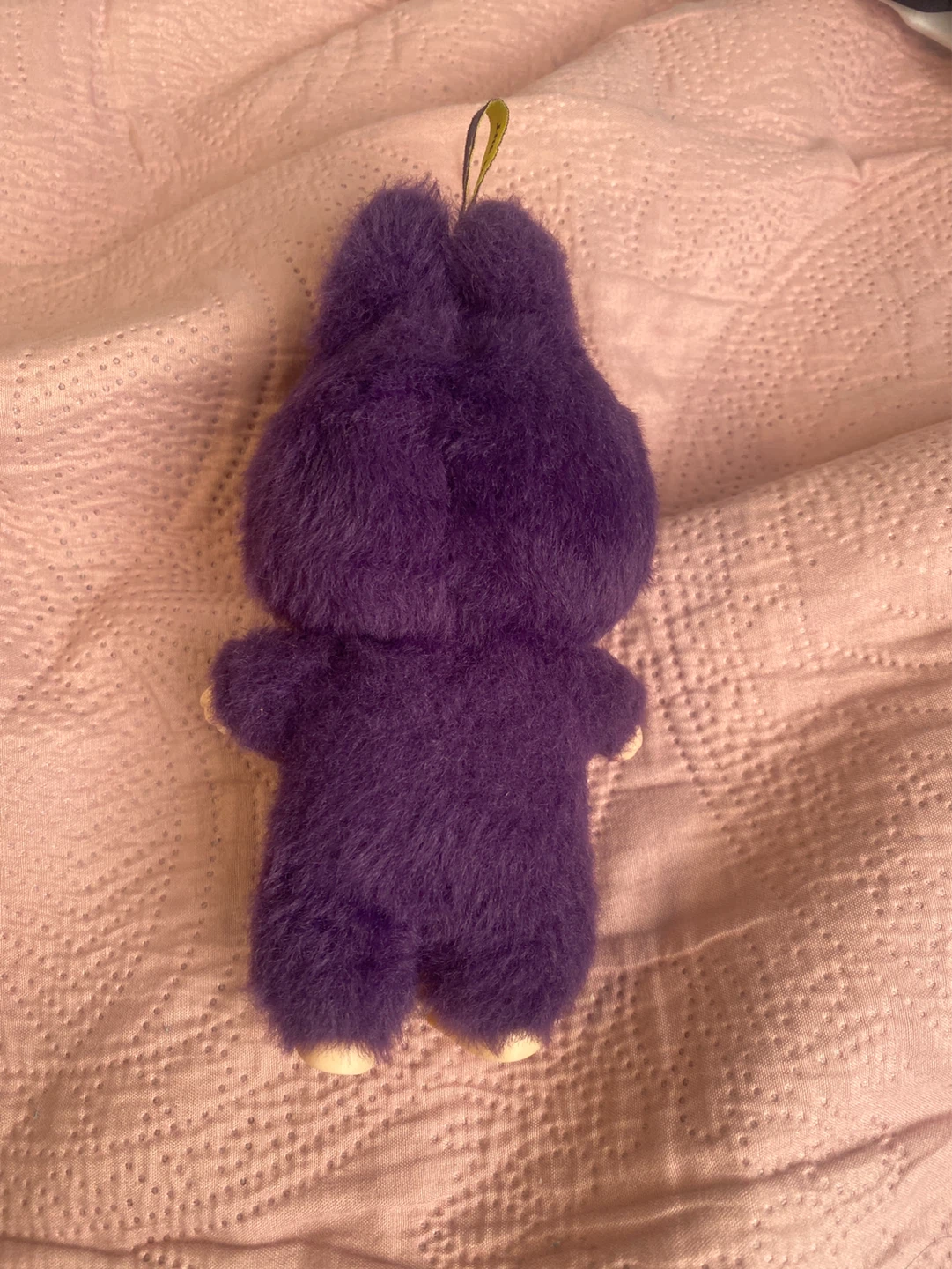 Purple Labubu toy with dress - photo 2