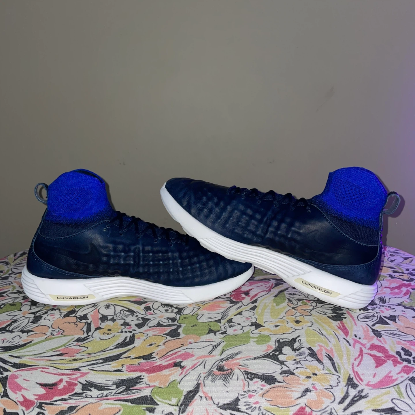 Nike Lunar Magista 2 Flyknit Shoes - Blue (Men's Size 8.5) - photo 3