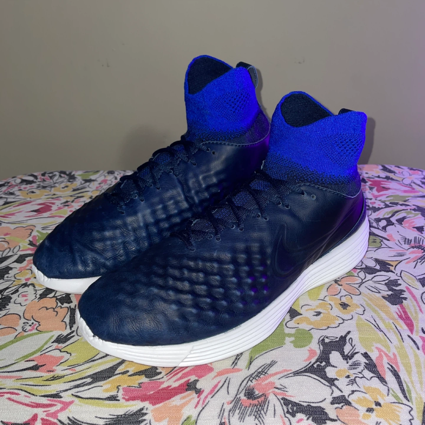 Nike Lunar Magista 2 Flyknit Shoes - Blue (Men's Size 8.5) - photo 2