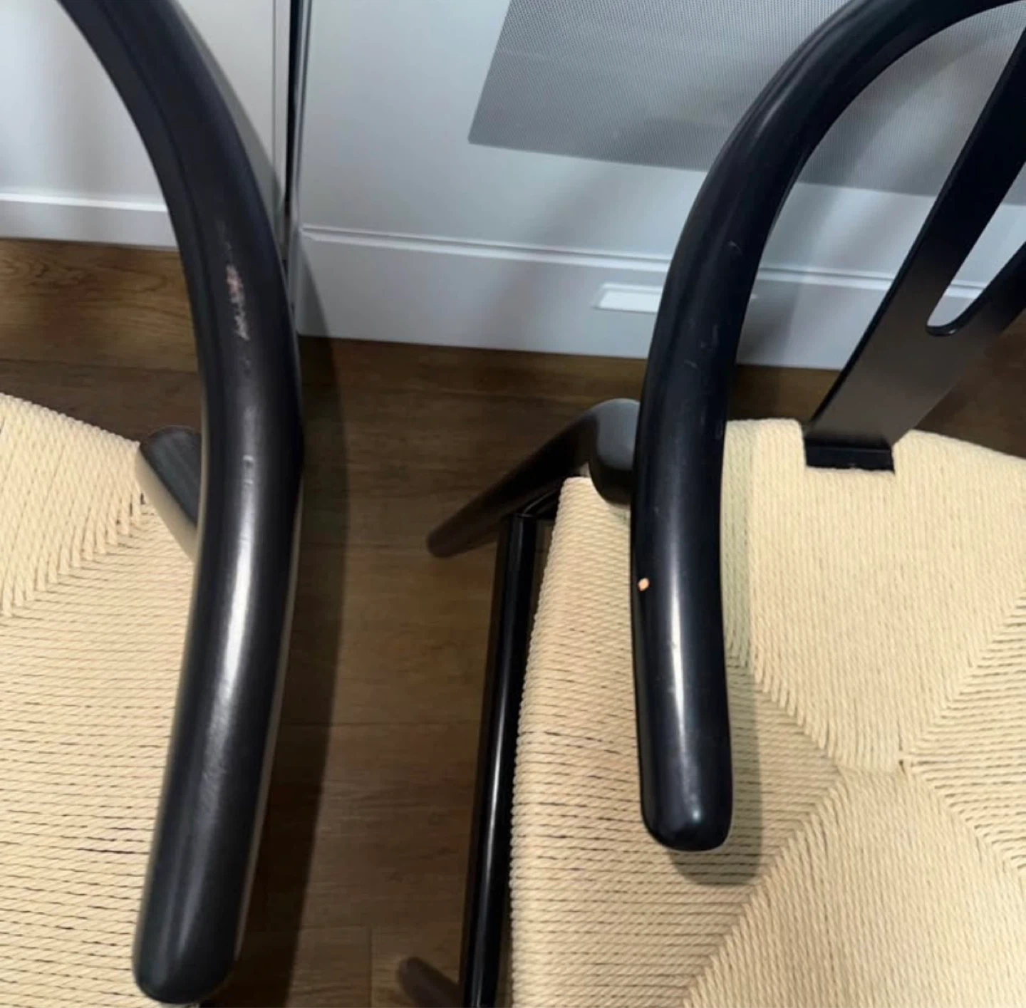 Poly & Bark Wishbone Style Dining Chairs - photo 3