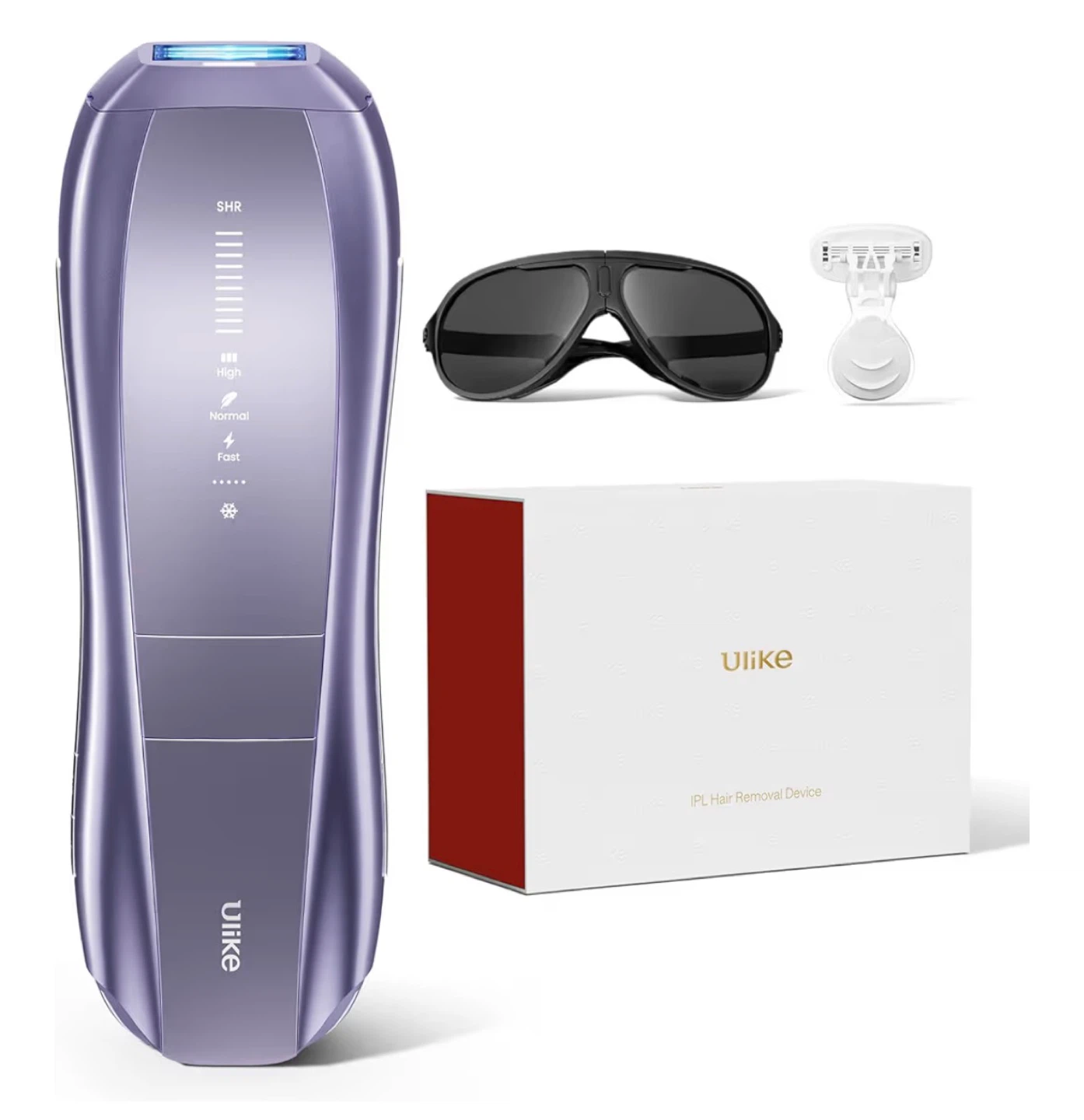 Ulike IPL Hair Removal Device with Sunglasses and Razor