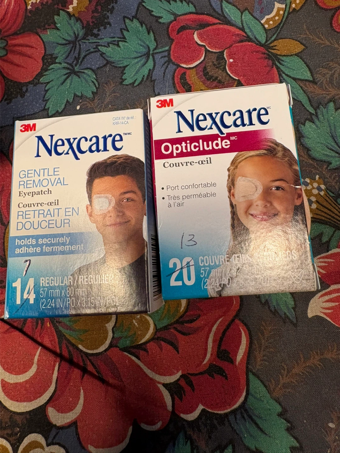 Nexcare eye patches -20 total