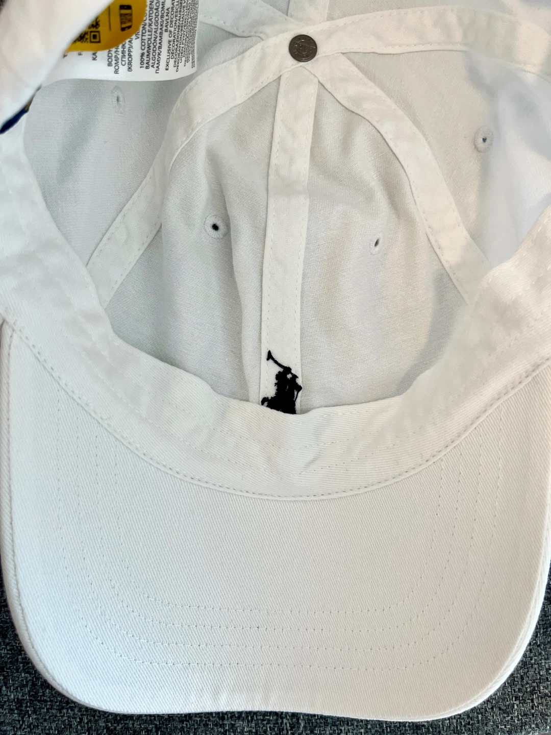 Polo Ralph Lauren white ball cap - photo 5