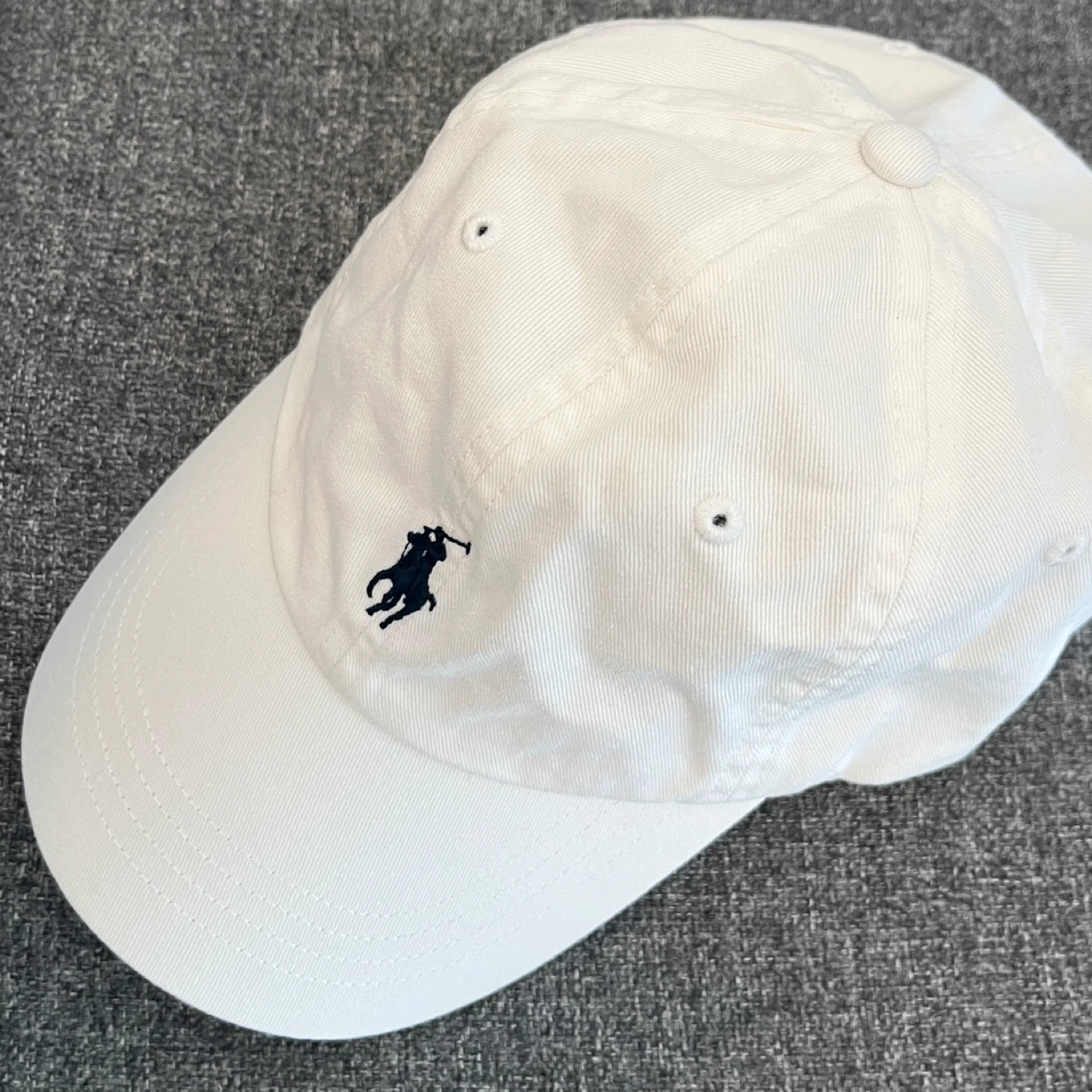 Polo Ralph Lauren white ball cap