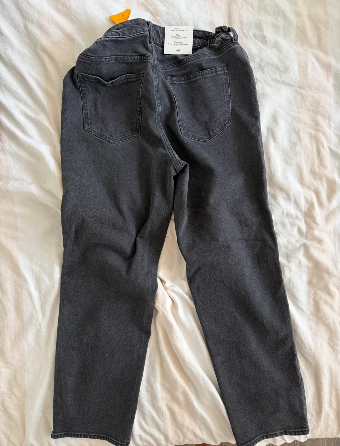 H&M Mama Straight Jeans - Size M - Black - photo 3