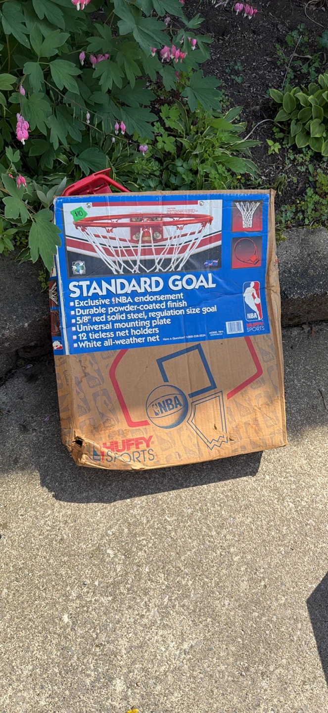 NBA basketball hoop and net