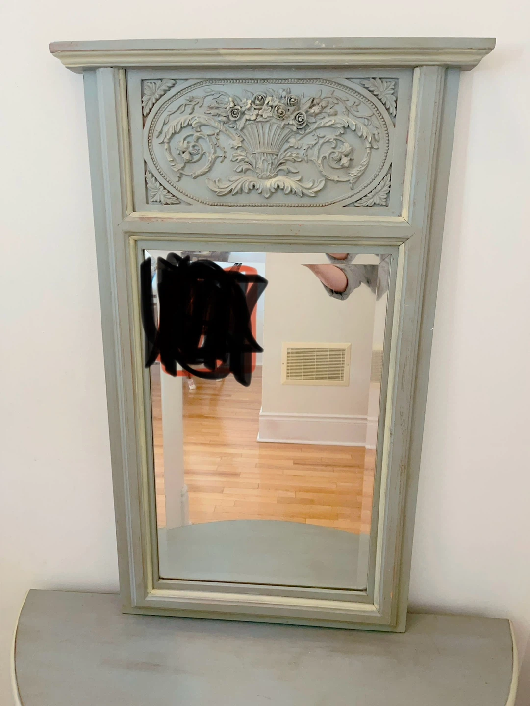 French Console Table with Mirror - photo 2