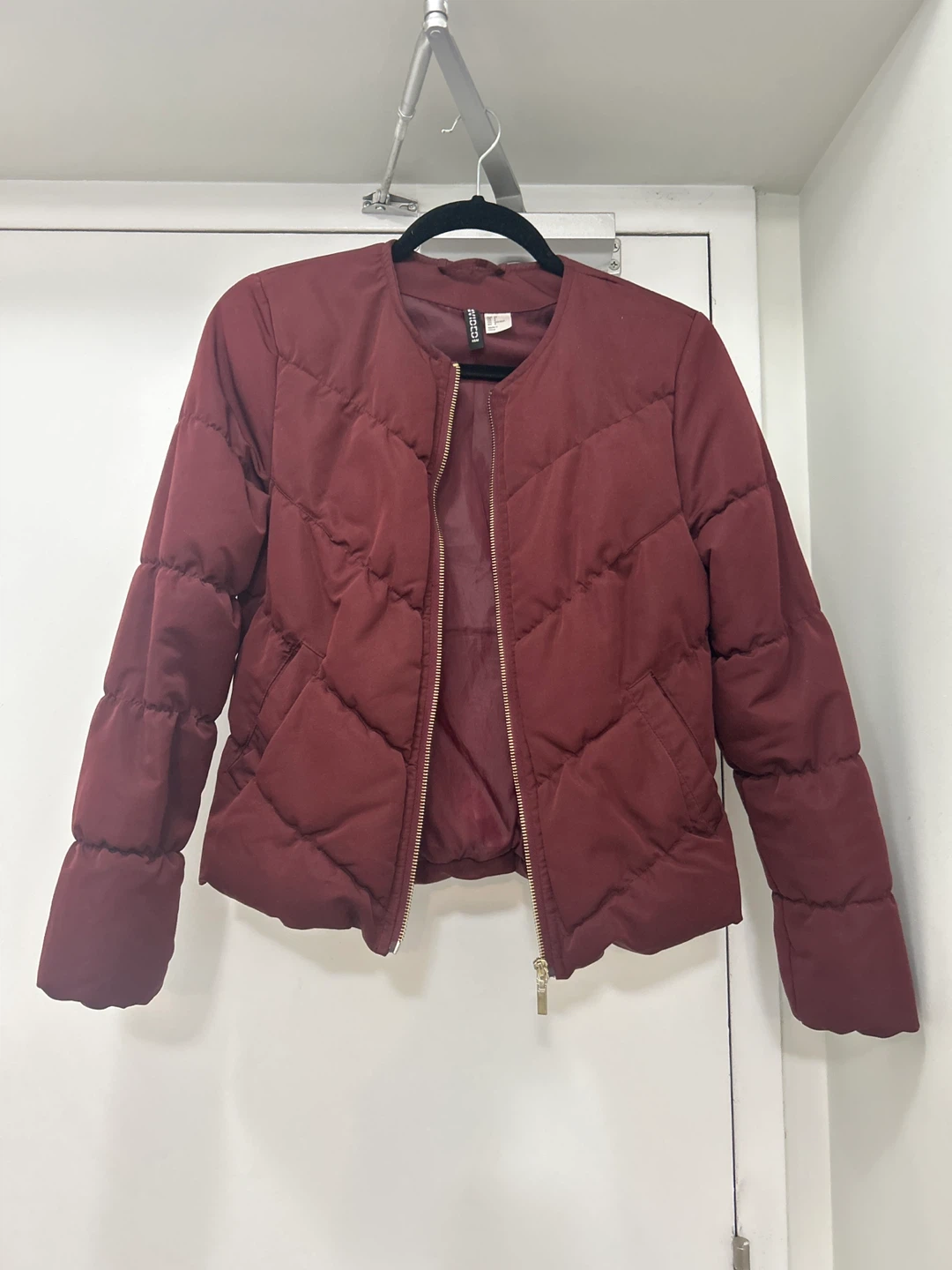 H&M Burgundy Jacket - Size 4