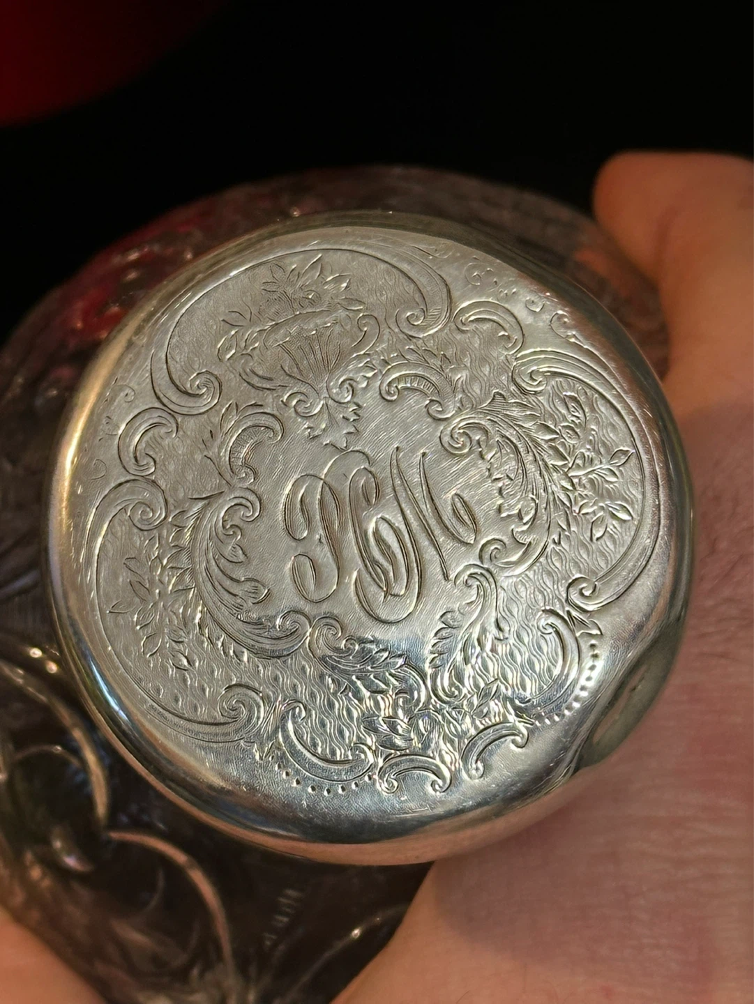 Goldsmiths&Silversmiths Co Edwardian Sterling Vanity Jars - photo 5