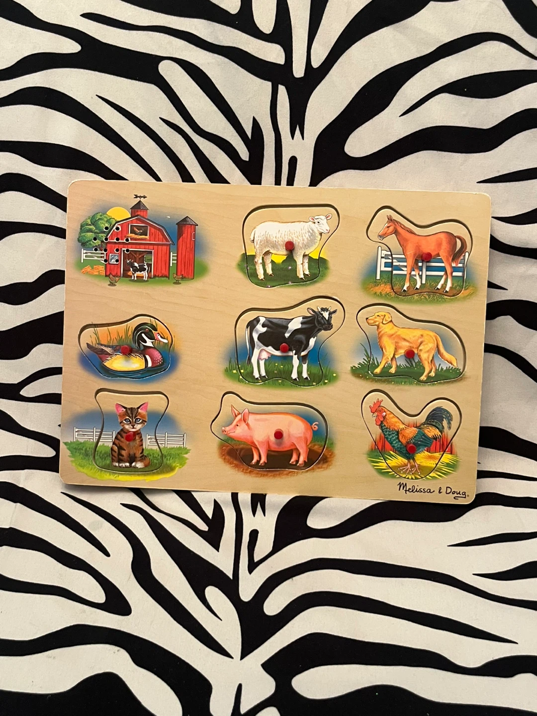 🐔 Melissa & Doug Farm Sound Puzzle - Activated Sound Effects 🐔