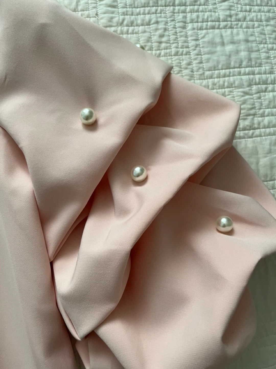 Pink Pearl Sleeve Top - Size L - photo 2