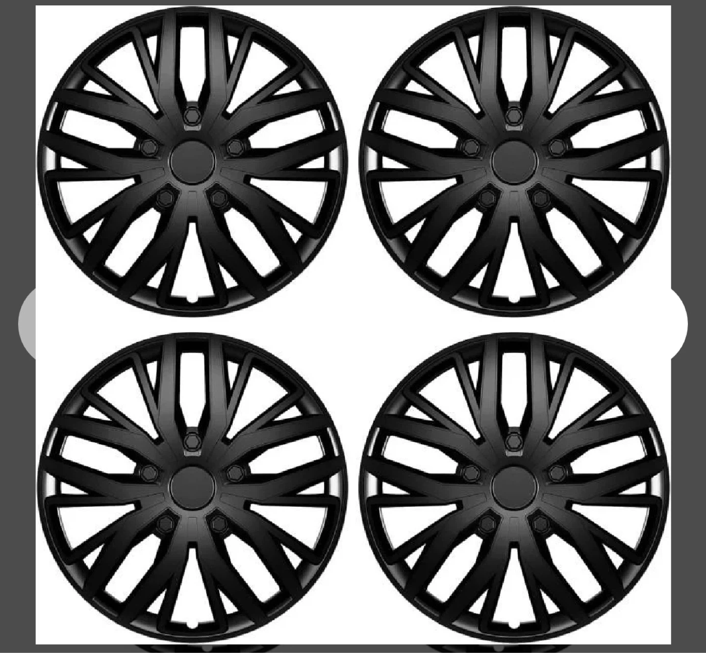 AutoBeeDen Universal Hubcaps R14 Steel Wheel Covers