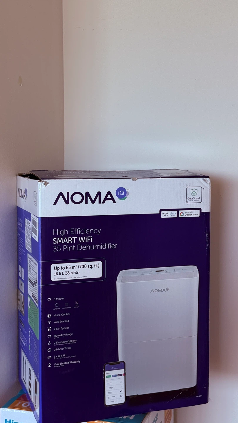 NOMA High Efficiency Smart WiFi 35 Pint Dehumidifier - photo 2