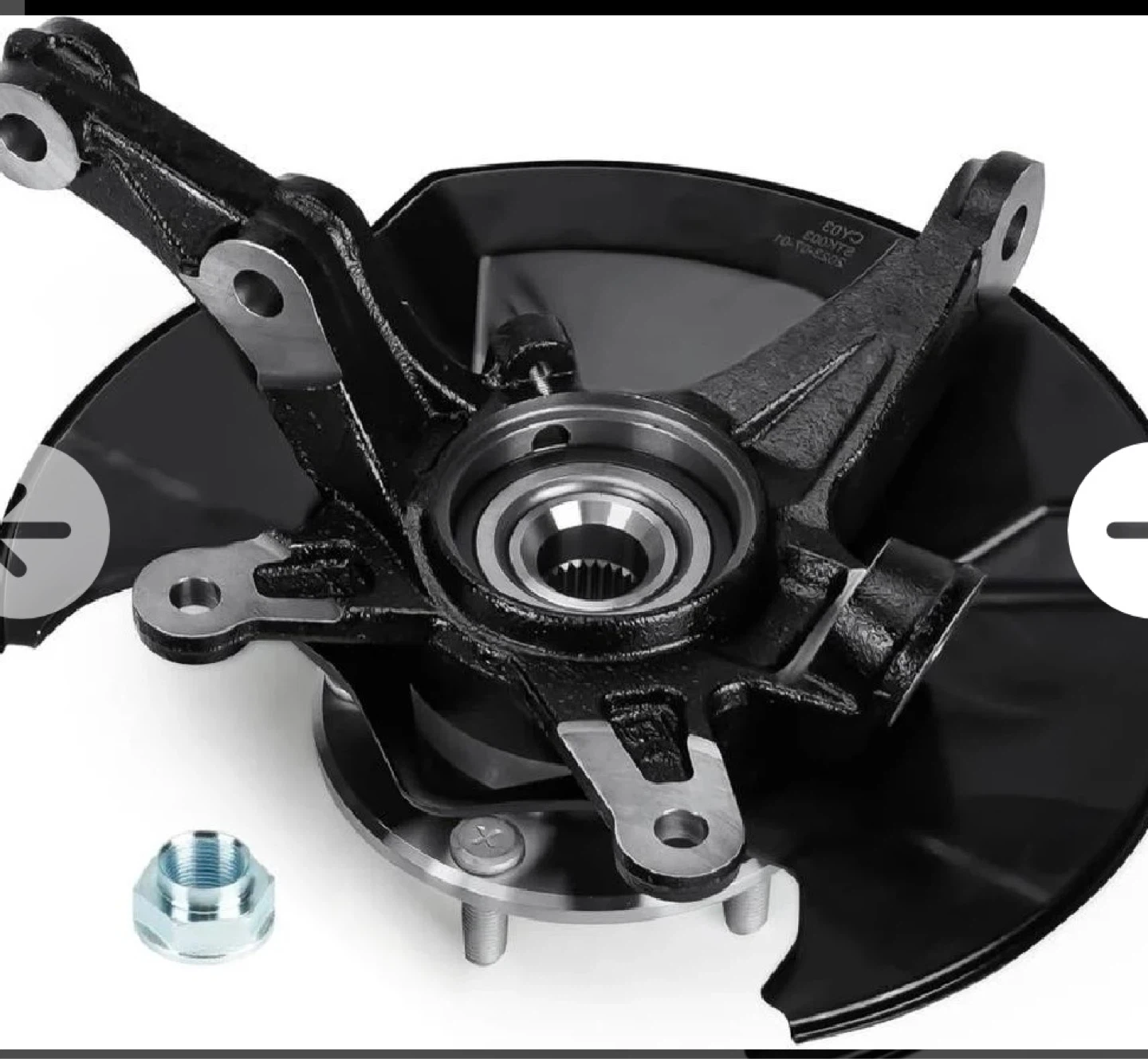 Honda civic Front Right Steering Knuckle & Wheel Hub Assembly