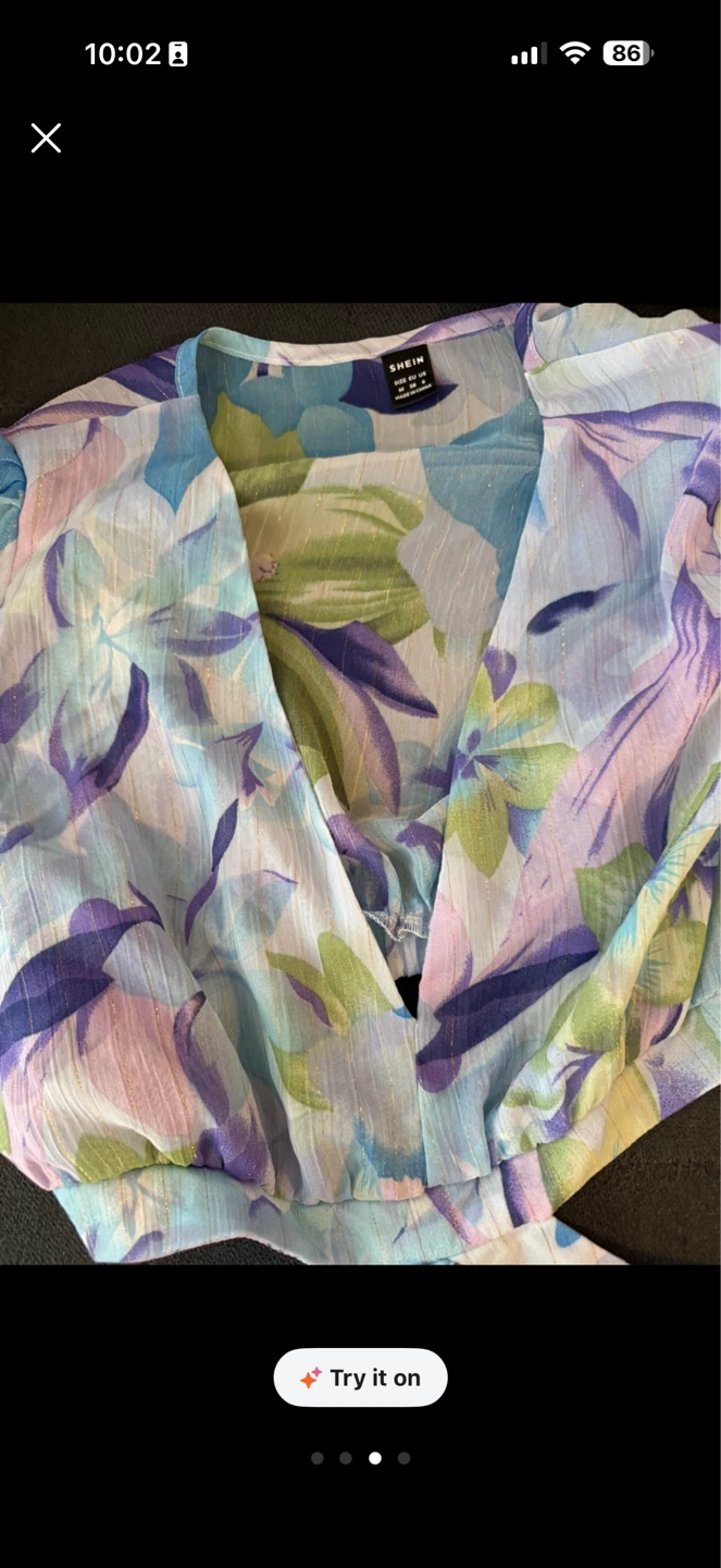 Floral Print Cut Out Dress - Size M brand new - photo 2