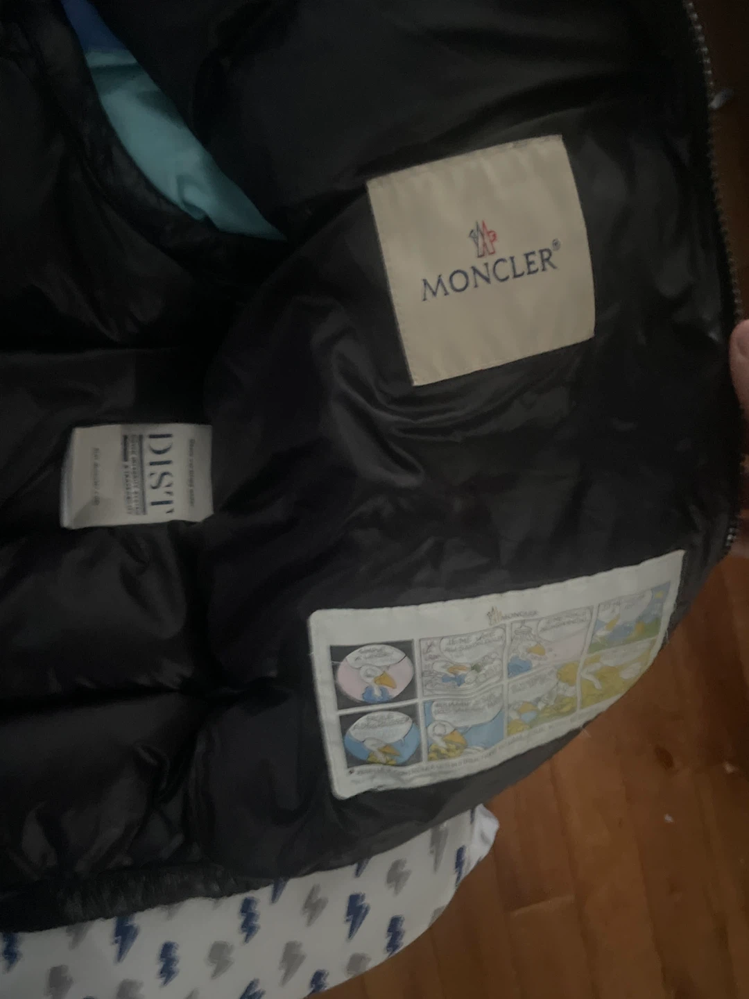 Moncler Black Puffer Vest