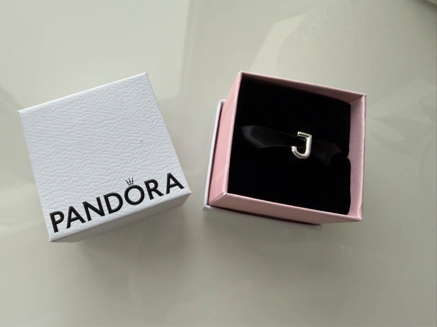 New Pandora Sterling Silver Letter J Charm