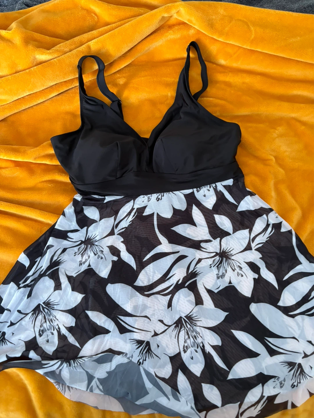 Brand New Plus Size 3XL Floral Tankini Swimsuit Set - photo 5
