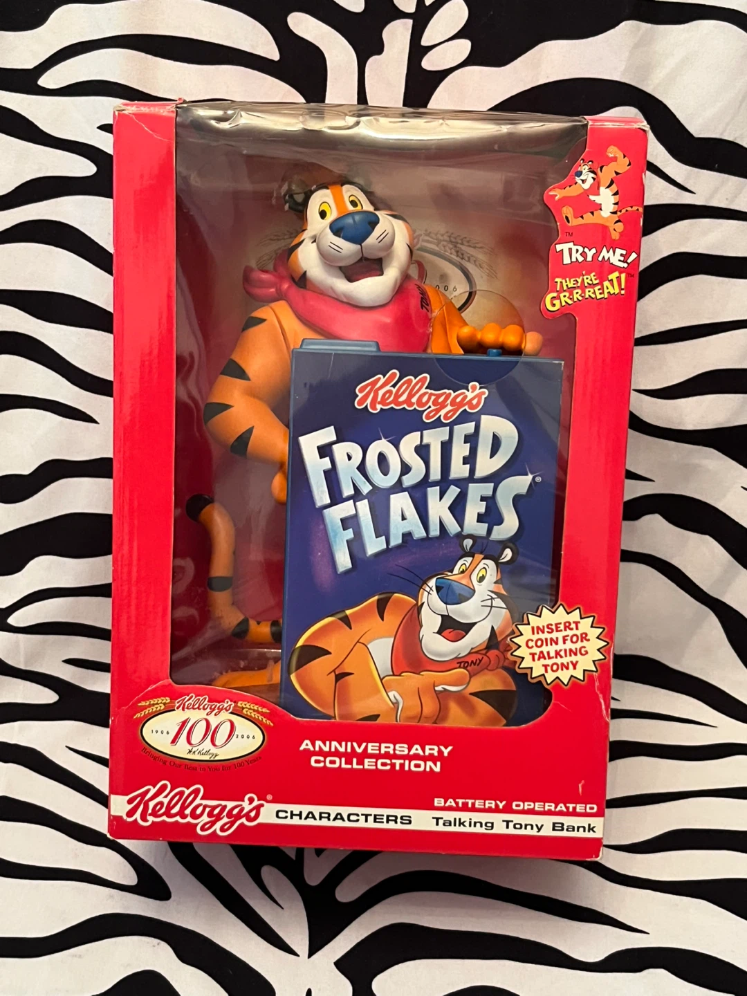 🥣 Kellogg's 100th Anniversary Frosted Flakes Savings Bank🥣