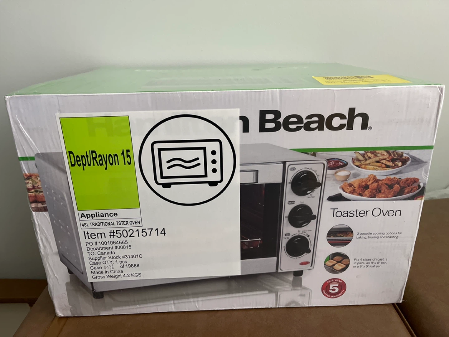 New!!  Hamilton Beach Toaster Oven - photo 2