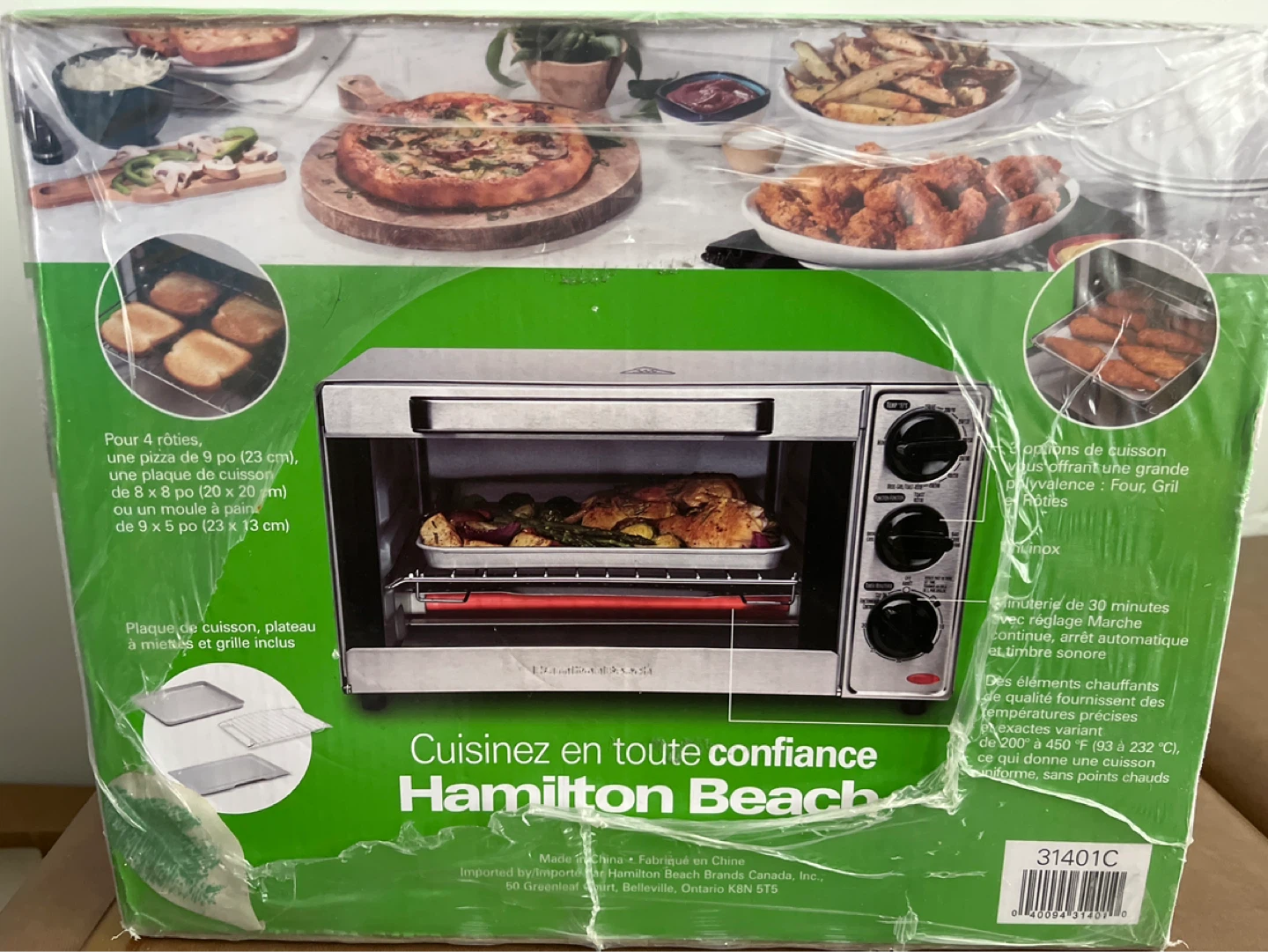 New!!  Hamilton Beach Toaster Oven - photo 3