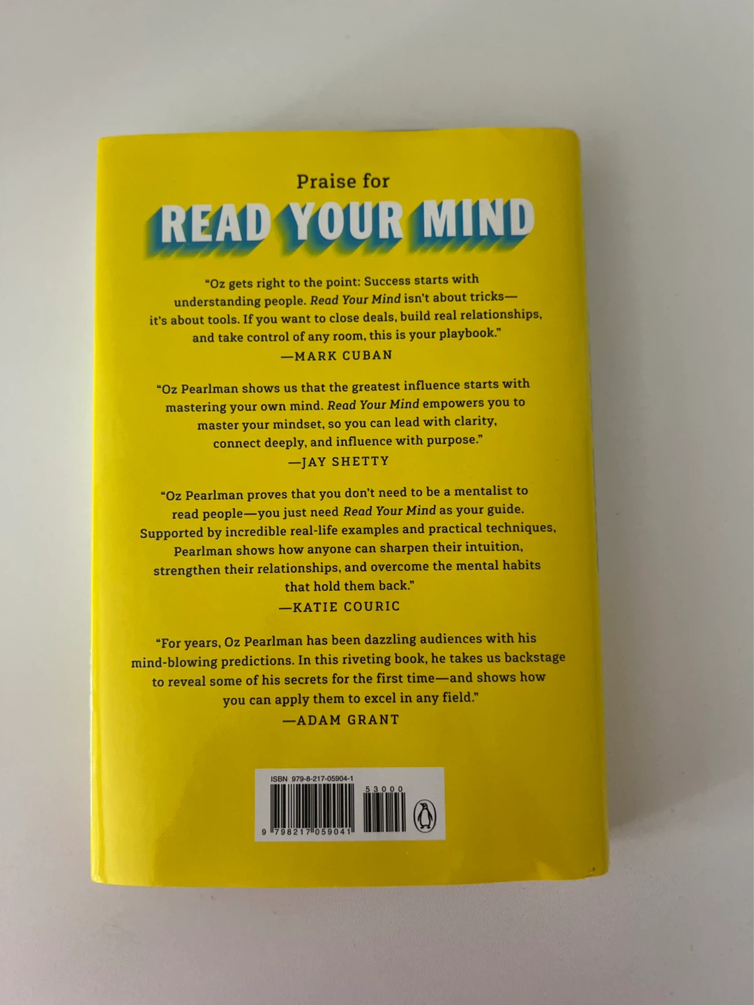 BOOK Read Your Mind by Oz Pearlman - photo 2