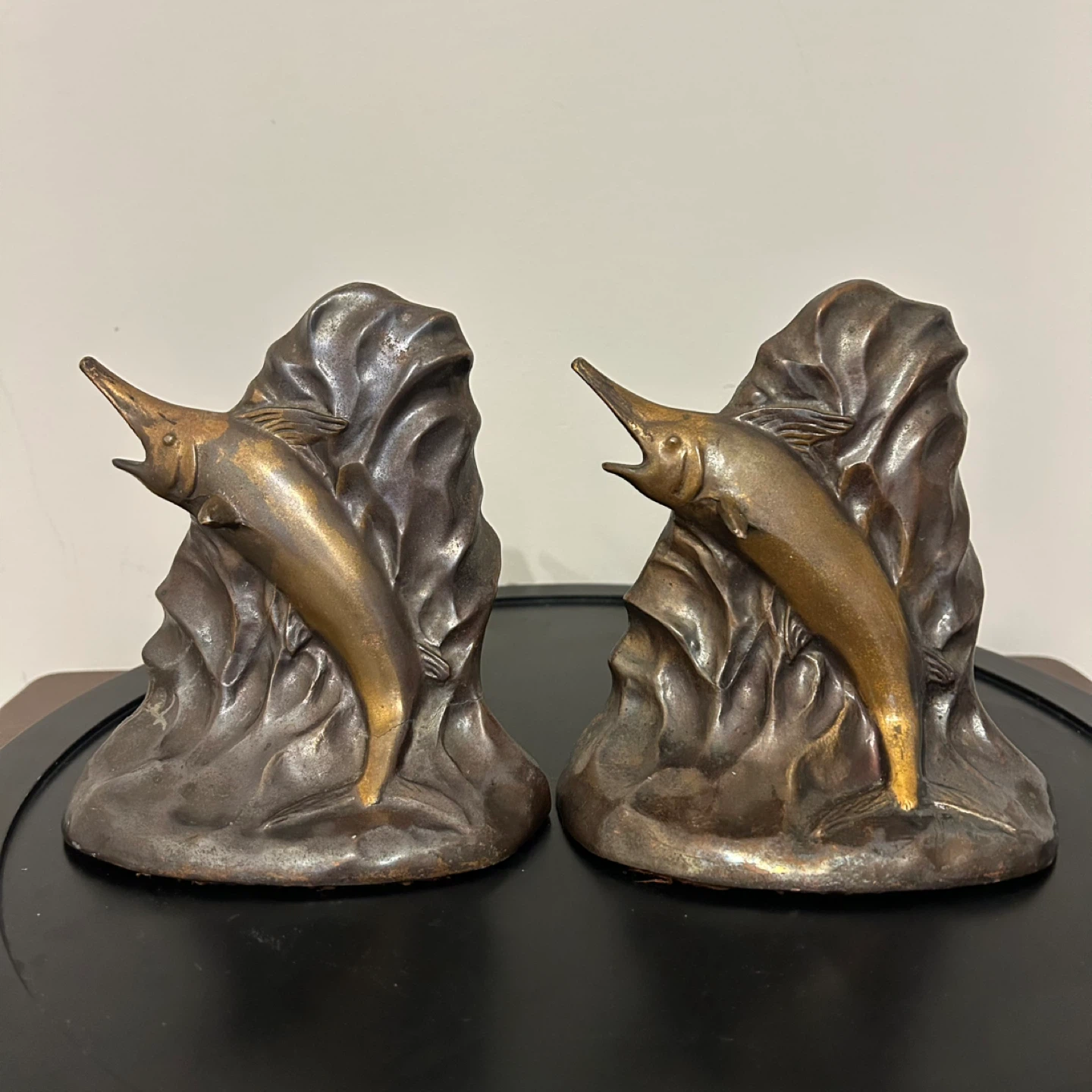 Vintage Milano Art Products Copper Sailfish Marlin Bookends - photo 3